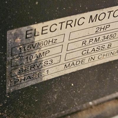 Central Machinery Electric Log Splitter and an EarthWise Electric Chainsaw (G-DW)