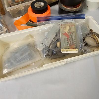 Huge Assortment of Hardware, Tools & Tarps (G-JS)