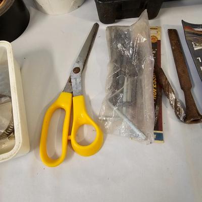 Huge Assortment of Hardware, Tools & Tarps (G-JS)