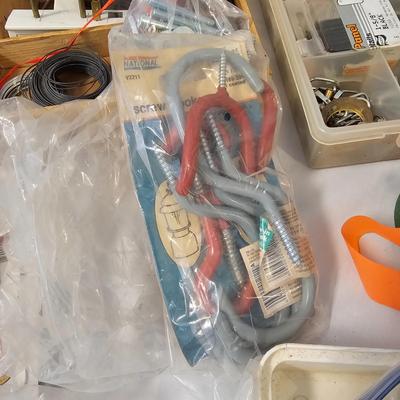 Huge Assortment of Hardware, Tools & Tarps (G-JS)