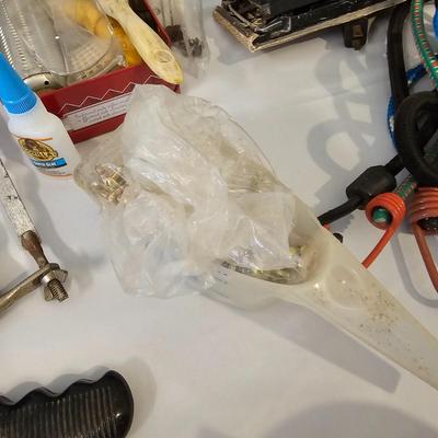 Huge Assortment of Hardware, Tools & Tarps (G-JS)