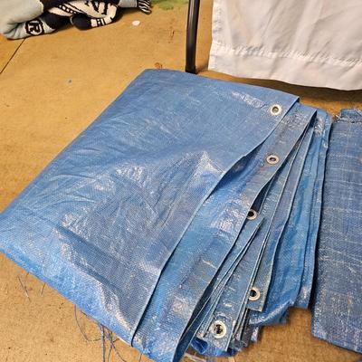 Huge Assortment of Hardware, Tools & Tarps (G-JS)