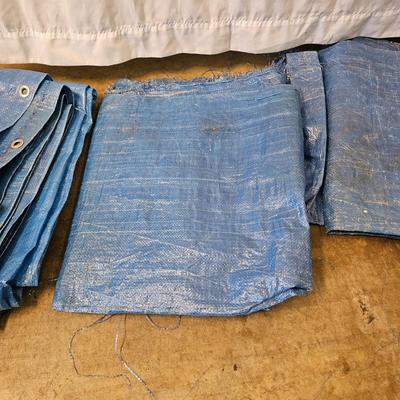 Huge Assortment of Hardware, Tools & Tarps (G-JS)