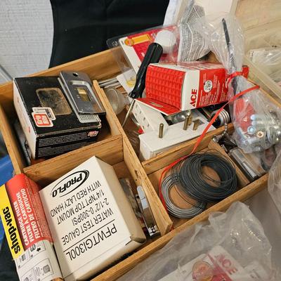 Huge Assortment of Hardware, Tools & Tarps (G-JS)