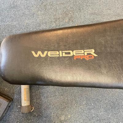Weider Pro Bench & York Dumbbell Sets (G-SS)