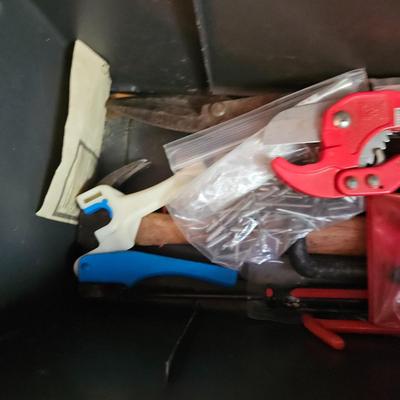 Stanley and Rubbermaid Tool Boxes with Hand Tools (G-DW)