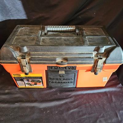Stanley and Rubbermaid Tool Boxes with Hand Tools (G-DW)