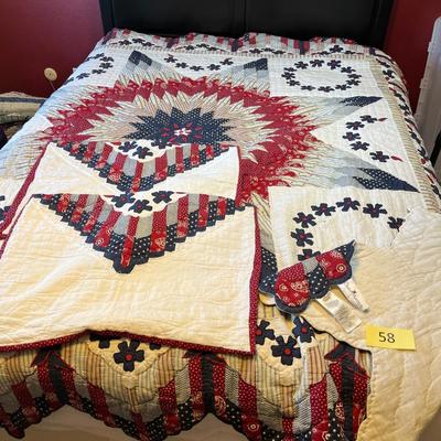 Patriotic country quilt