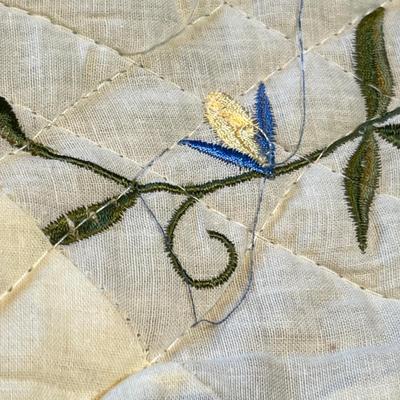 80s country quilt throw