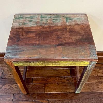 Solid Wood Rustic Nesting Tables