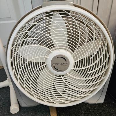 Rubbermaid Storage Cabinet, Fans and Cleaning Supplies (G-DW)