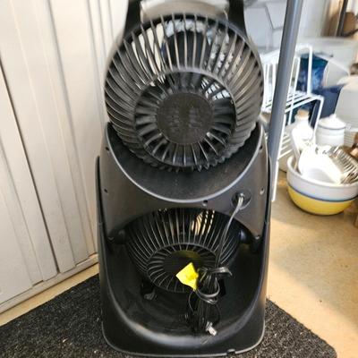 Rubbermaid Storage Cabinet, Fans and Cleaning Supplies (G-DW)