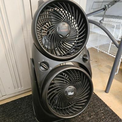 Rubbermaid Storage Cabinet, Fans and Cleaning Supplies (G-DW)
