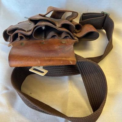 Cowhide tool belt