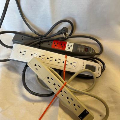 Lot of 3 power strips / surge protectors