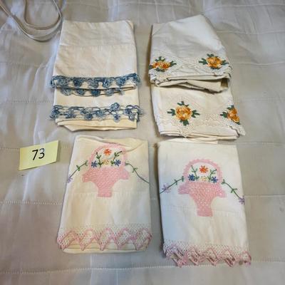 3 sets Antique pillow cases