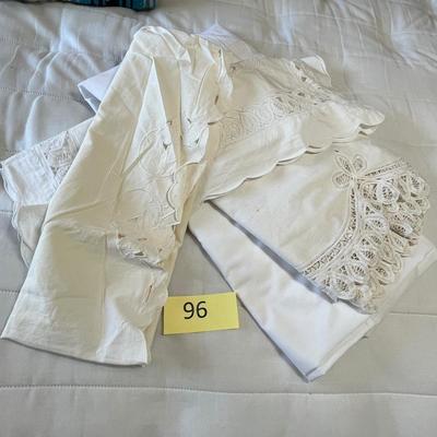 Lace edge table clothes
