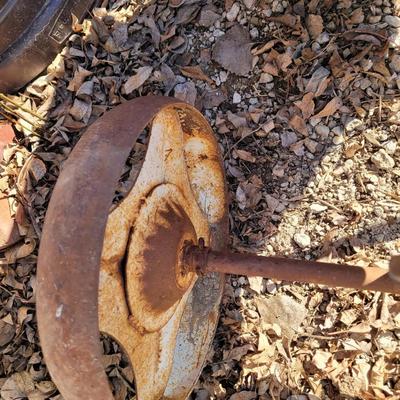 Antique gravely cultivater