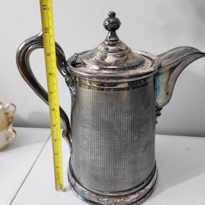 Antique Reed & Barton 1854 James Stimpson Water Pitcher Coffee Tea Pot 0361
