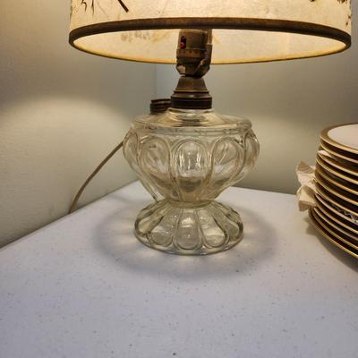 Oil Lamp Converted to Electric Lamp