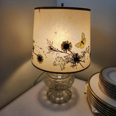 Oil Lamp Converted to Electric Lamp