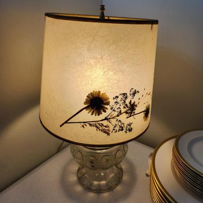 Oil Lamp Converted to Electric Lamp