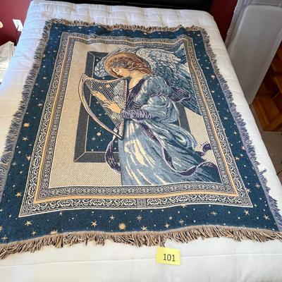 Tapestry Angel lap robe
