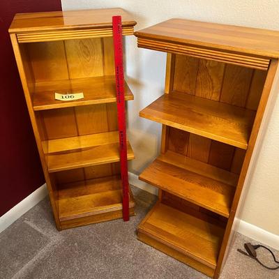 Pair of vintage shelves
