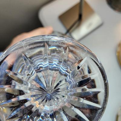 Waterford Crystal Glass Lot Vase Pitcher Glasses
