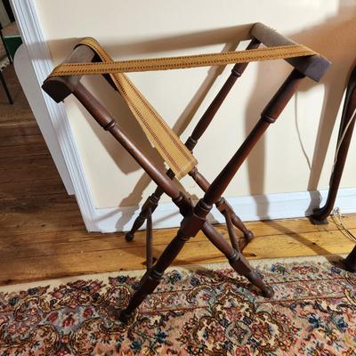 Antique Butler Tray Stand