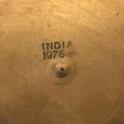 India Brass 1960â€™s beautifully engraved globe shaped bowl