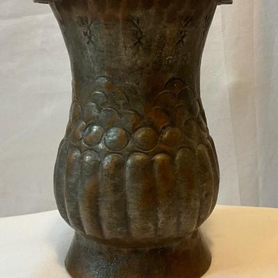 Vintage India brass vase stamped