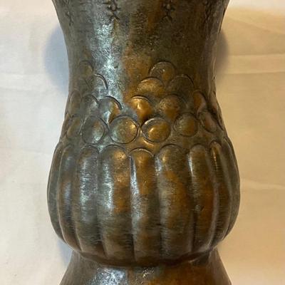 Vintage India brass vase stamped