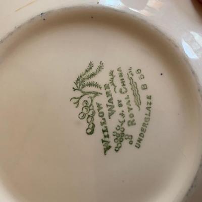 HUGE LOT Antique & Modern Flow Blue Plates