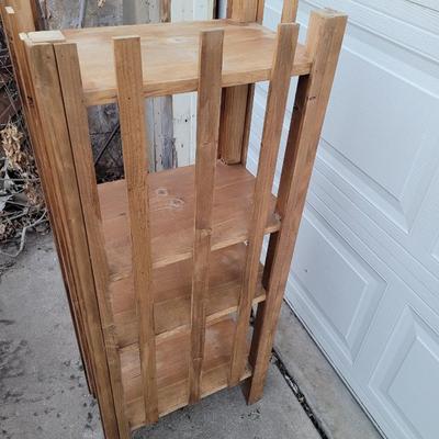 Vintage small wooden rack
