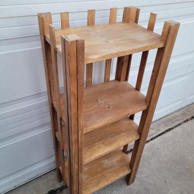 Vintage small wooden rack