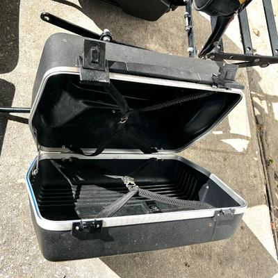 BMW Motorcycle 2 Saddle Bags with Frame and Backrest