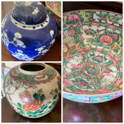 Early Asian Porcelain Lot