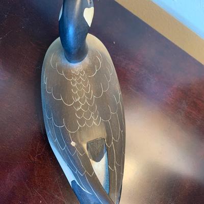 Wood Decoy Duck Signed Stavely Easton, Maryland