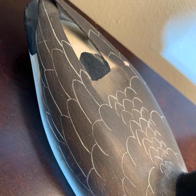 Wood Decoy Duck Signed Stavely Easton, Maryland