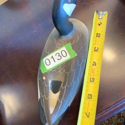 Wood Decoy Duck Signed Stavely Easton, Maryland