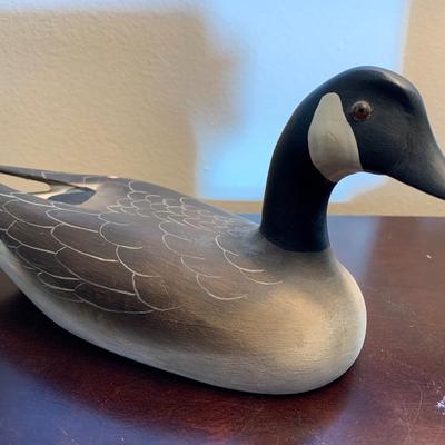 Wood Decoy Duck Signed Stavely Easton, Maryland