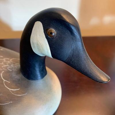 Wood Decoy Duck Signed Stavely Easton, Maryland
