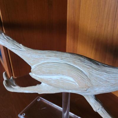 Carved Wooden Roadrunner and Turtle (DR-CE)