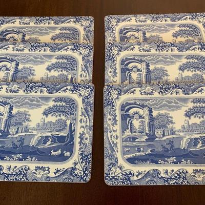 Flow Blue Look Hard Placemat Set