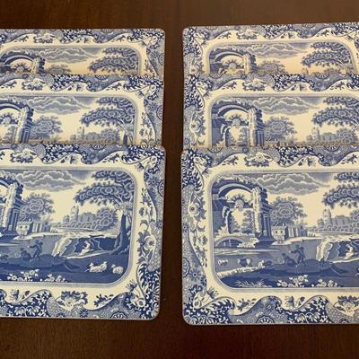 Flow Blue Look Hard Placemat Set