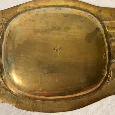 Vintage India brass ashtray