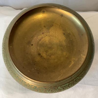 Vintage India brass bowl