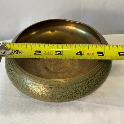 Vintage India brass bowl