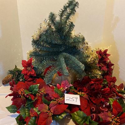 Small Christmas Tree and Flowers